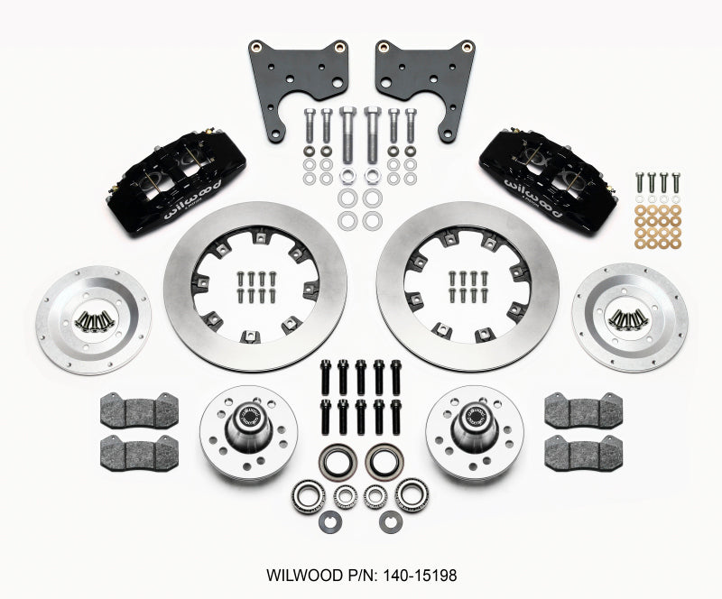 Wilwood Dynapro 6 Front Hub Kit 12.19in 65-72 CDP C Body -Drum