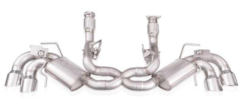 Stainless Works 20-21 Chevrolet Corvette C8 6.2L Redline Cat-Back Exhaust w/ Polished Tips