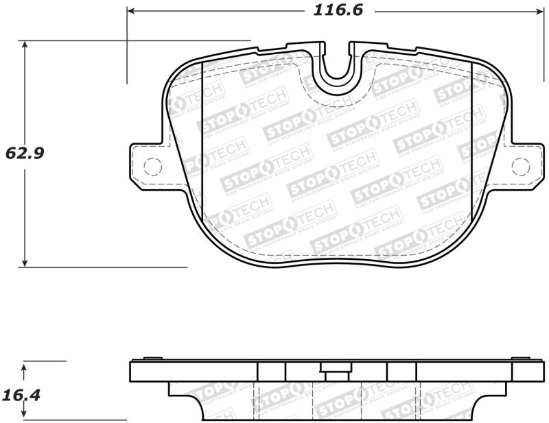 StopTech Street Brake Pads - Front