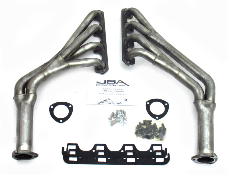 JBA 65-70 Ford Mustang 260-302 SBF 1-1/2in-1-3/4in Primary Raw 409 Tri Y Header