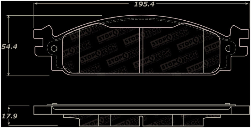 StopTech Street Brake Pads - Front