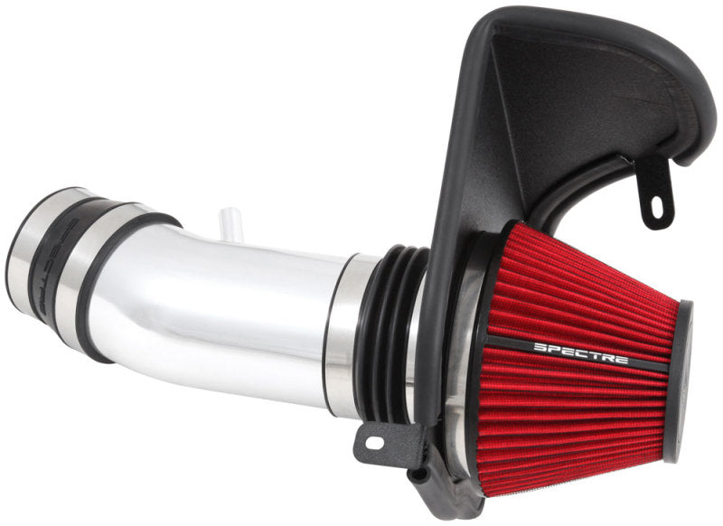 Spectre 11-14 Challenger/Charger V8-6.4L F/I Air Intake Kit - Polished w/Red Filter