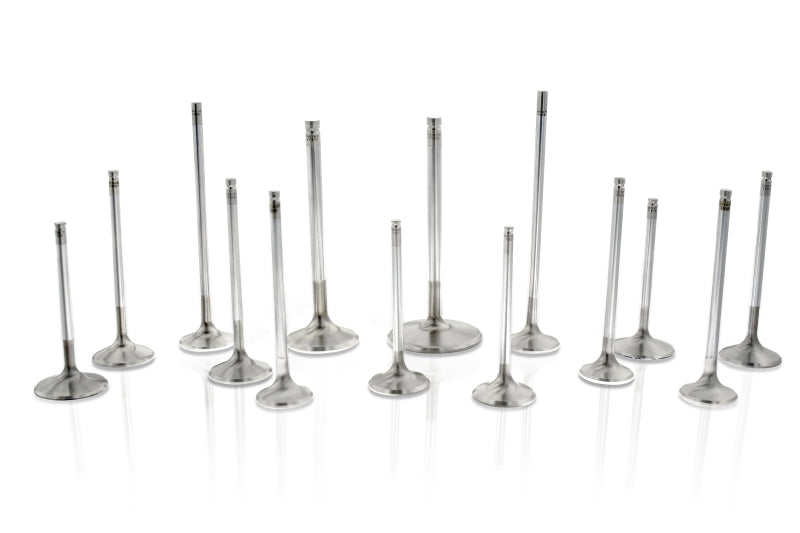 Ferrea Chevrolet LS1 1.6in 0.313in 4.915in 15 Deg S-Flo Rad Grv Super Alloy Exhaust Valve - Set of 8