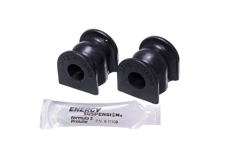 Energy Suspension 04-05 Acura TSX Black 15mm Rear Sway Bar Bushing Set