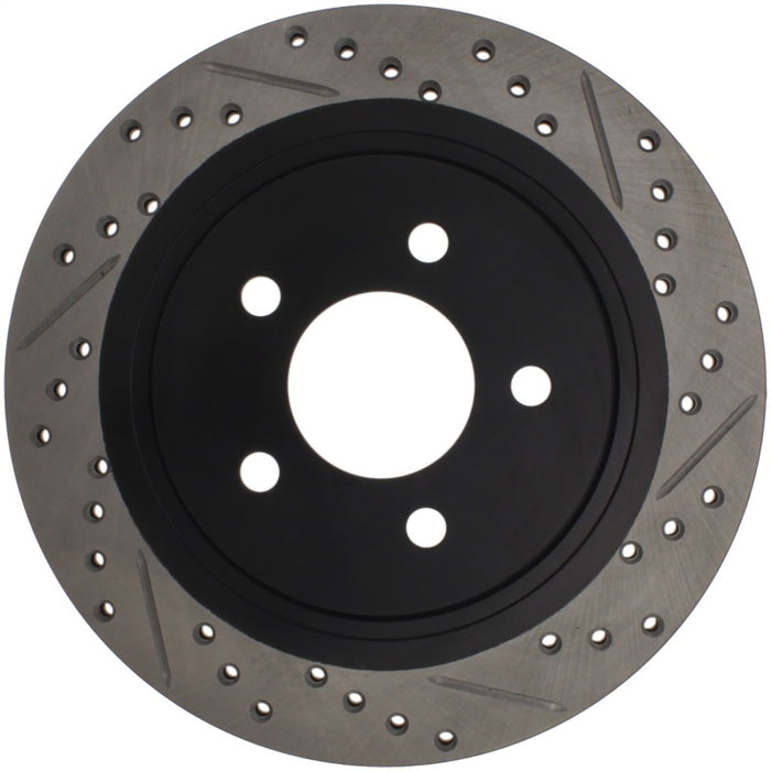 StopTech 05-10 Ford Mustang Slotted & Drilled Left Rear Rotor