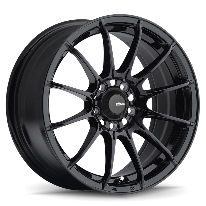 Konig Dial In 15x7 4x100 ET35 Gloss Black