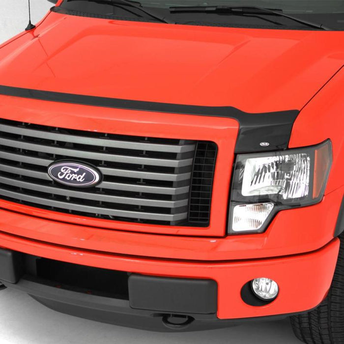 AVS 07-17 Ford Expedition Aeroskin Low Profile Acrylic Hood Shield - Smoke