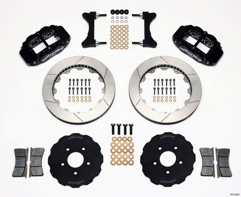 Wilwood Narrow Superlite 6R Front Hat Kit 13.06in Mitsubishi EVO VIII