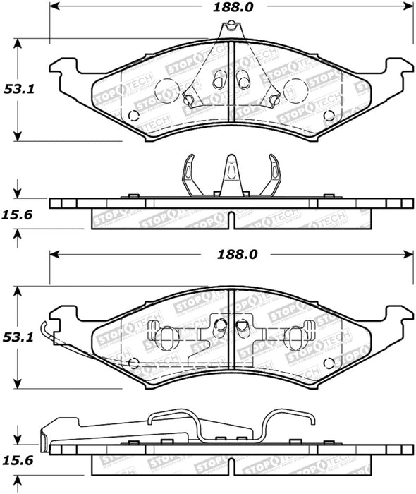 StopTech Street Brake Pads