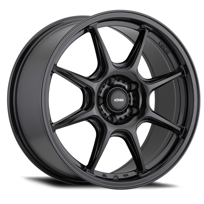 Konig Lockout 16x7.5 5x114.3 ET40 Gloss Black