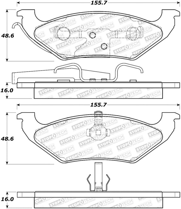 StopTech Street Brake Pads