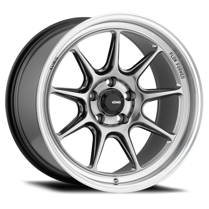 Konig Countergram 19x8.5 5x112 ET43 Hyper Chrome / Machined Lip