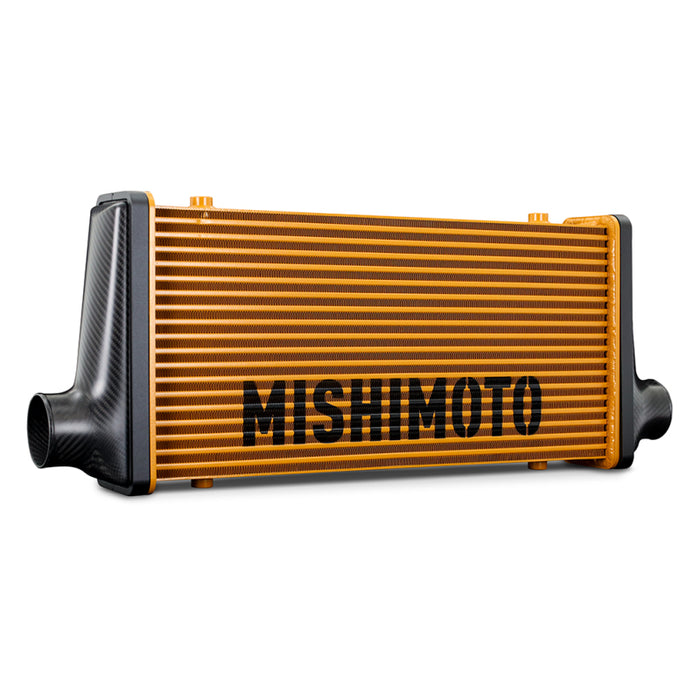 Mishimoto Universal Carbon Fiber Intercooler - Matte Tanks - 450mm Black Core - S-Flow - P V-Band