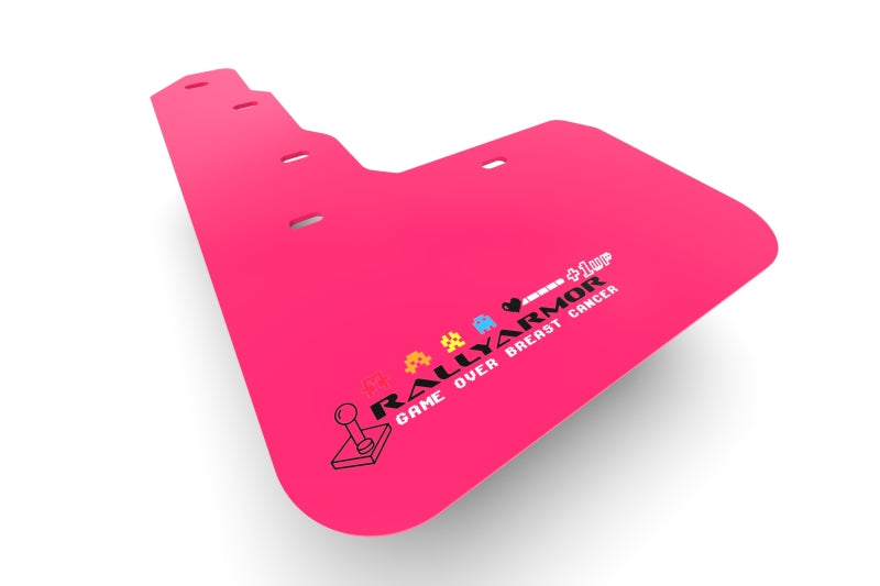 Rally Armor 03-08 Subaru Forester Pink Mud Flap BCE Logo