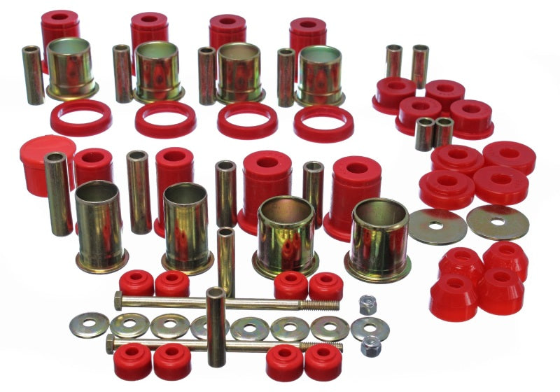 Energy Suspension 89-92 Chevrolet Camaro Red Hyper-flex Master Bushing Set