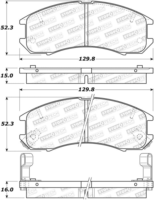 StopTech Street Brake Pads