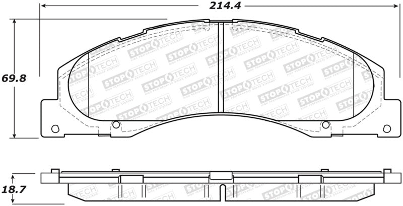 StopTech Street Brake Pads - Front