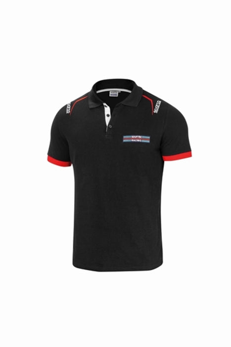 Sparco Polo Martini-Racing Large Black