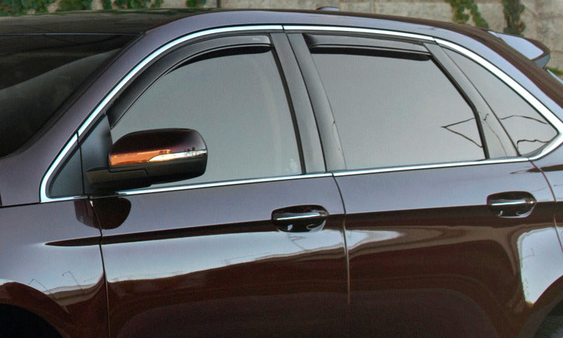 AVS 08-18 Toyota Sequoia Ventvisor In-Channel Front & Rear Window Deflectors 4pc - Smoke