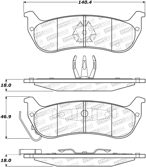 StopTech Street Brake Pads