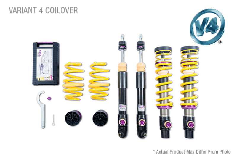 KW Coilover Kit V4 Porsche 911 (991) Turbo Coupe & Cabrio w/ PASM