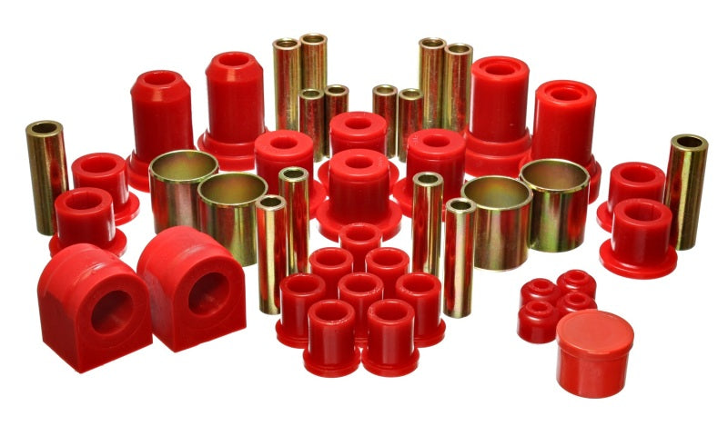 Energy Suspension 04-06 Ford F150 Pickup 2WD Red Hyper-flex Master Bushing Set