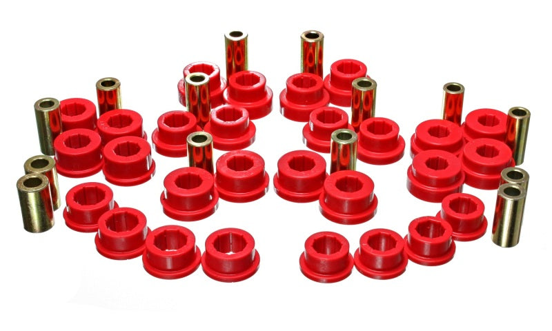 Energy Suspension 13 Scion FR-S / Subaru BRZ Red Front Control Arm Bushing Set