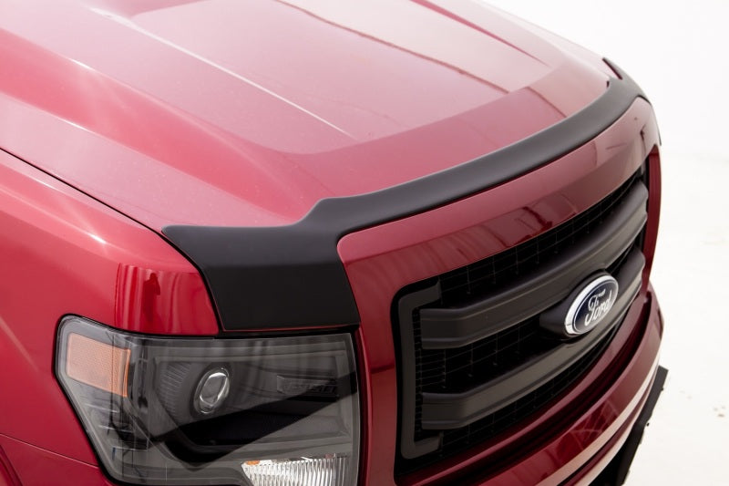 AVS 11-16 Ford F-250 Aeroskin Low Profile Hood Shield - Matte Black