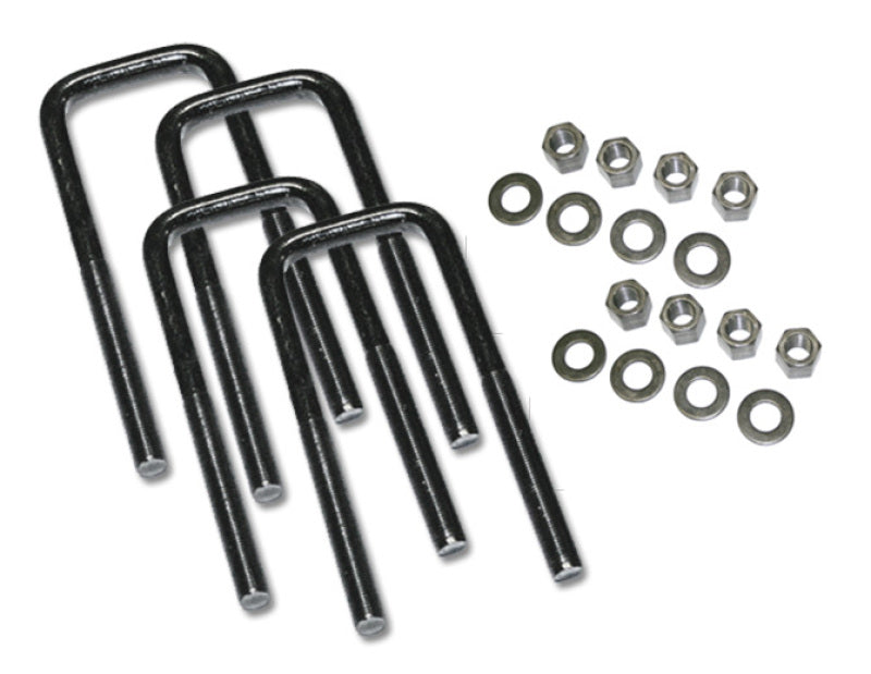 Superlift U-Bolt 4 Pack 9/16x3x11 Square w/ Hardware