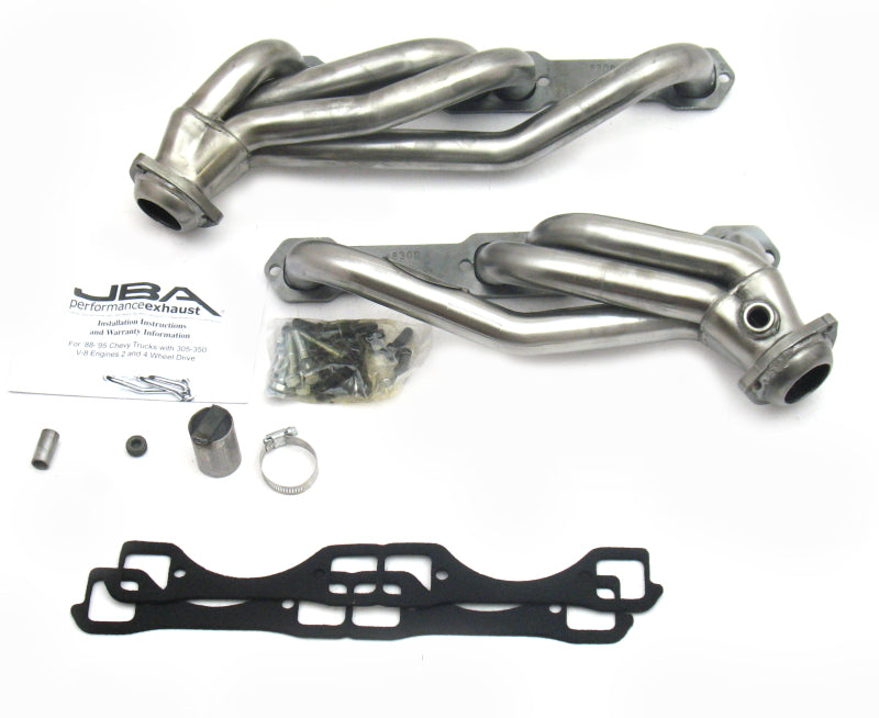 JBA 92-95 Chevrolet Blazer 5.0L/5.7L w/o A.I.R. 1-1/2in Primary Raw 409SS Cat4Ward Header