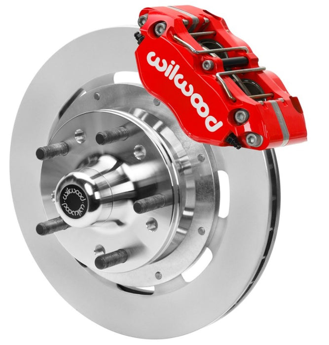 Wilwood 70-81 FBody/75-79 A&XBody Dynapro Frt Brk Kit 11.75in Rtr Red Caliper Use w/ ProDrop Spindle