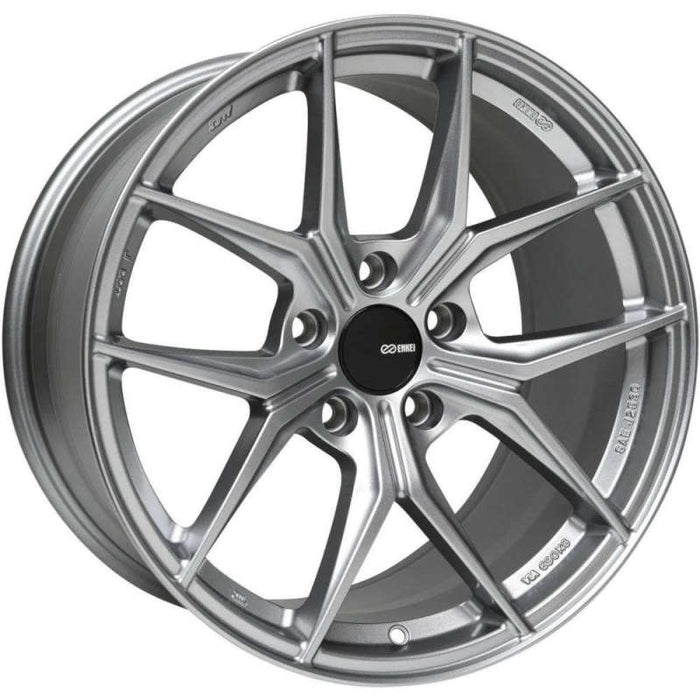 Enkei TSR-X 18x8 45mm Offset 5x100 BP 72.6mm Bore Storm Gray Wheel