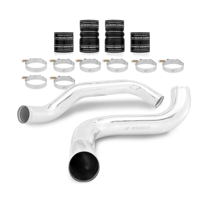 Mishimoto 99-03 Ford 7.3L Powerstroke PSD Silver Intercooler Kit w/ Polished Pipes