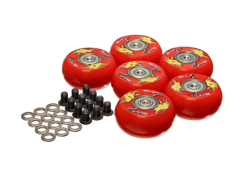 Energy Suspension 2in /50 Mm Wheel (6 Ea) - Red