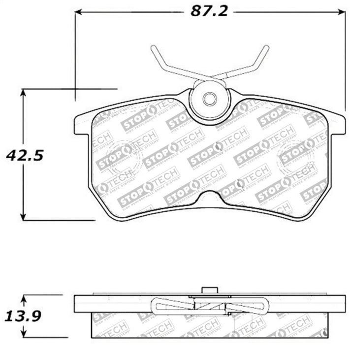 StopTech Street Touring Brake Pads