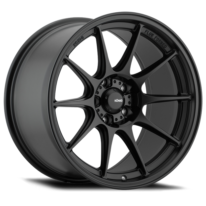 Konig Dekagram 16x8 4x100 ET35 Semi-Matte Black