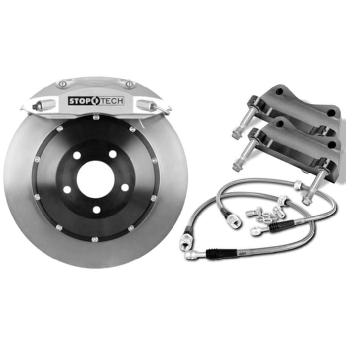 StopTech 14-15 BMW M3 / M4 Rear BBK w/ Trophy Anodized ST-40 Calipers Slotted 380x32mm Rotor