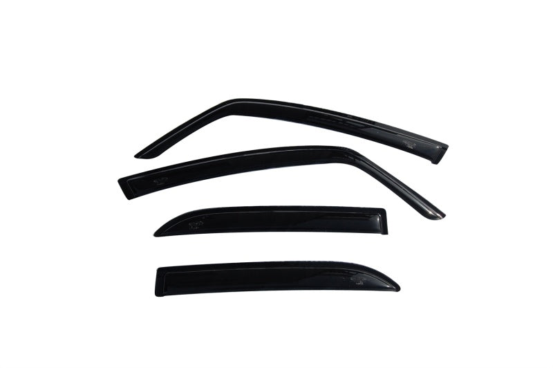 AVS 08-10 Suzuki SX4 Hatch Ventvisor Outside Mount Window Deflectors 4pc - Smoke