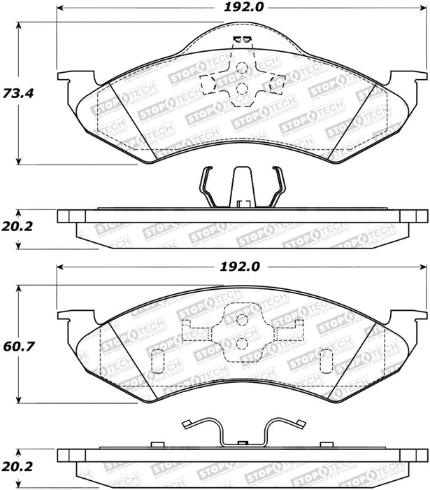 StopTech Street Brake Pads