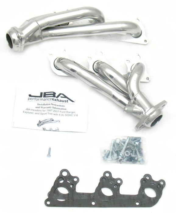 JBA 97-11 Ford Ranger 4.0L OHC w/Driver Side EGR 1-1/2in Primary Silver Ctd Cat4Ward Header