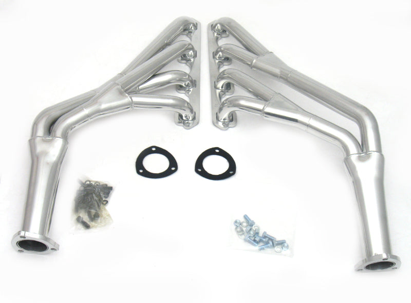 JBA 65-70 Ford Mustang 260-302 SBF 1-1/2in-1-3/4in Primary Silver Ctd Tri Y Header