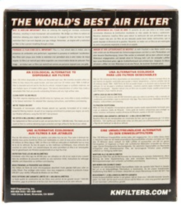 K&N Universal Clamp-On Air Filter 3-1/4in FLG / 5-3/4in B / 3-1/2in T / 5-7/16in H