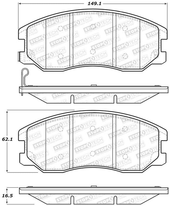 StopTech Street Brake Pads