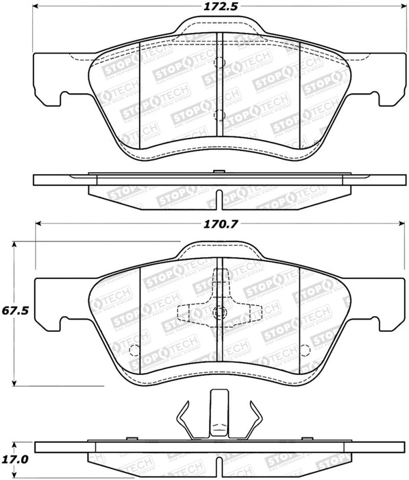 StopTech Street Brake Pads