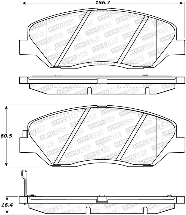 StopTech Street Brake Pads