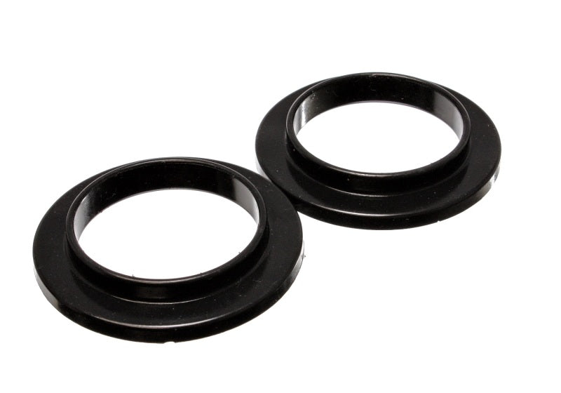 Energy Suspension Universal 3 3/4in ID 5 7/16in OD 7/8in H Black Coil Spring Isolators (2 per set)