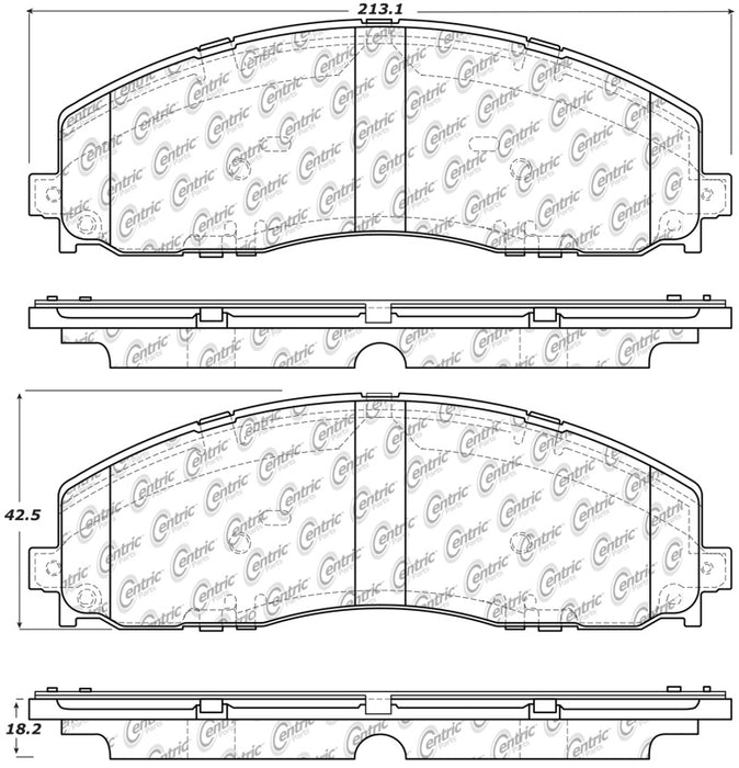 StopTech Ford 12-20 F-250/350 / 13-16 F-450 Front Truck & SUV Brake Pad