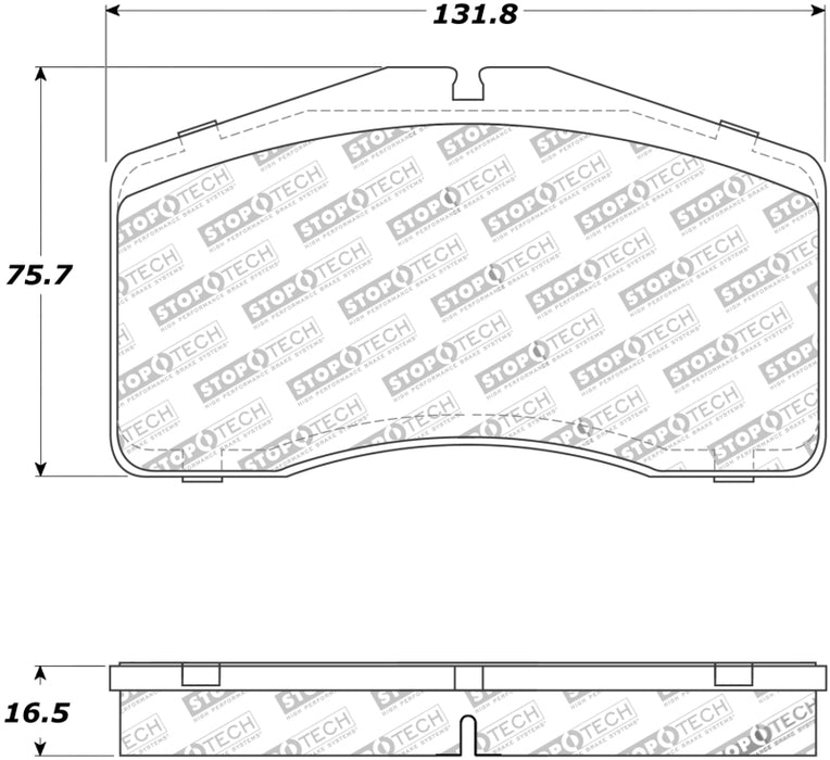 StopTech Street Touring 92-98 Porsche 911 Front Brake Pads