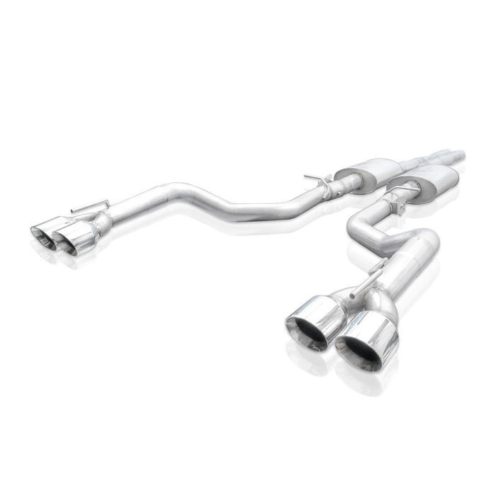 Stainless Works 15-19 Dodge Challenger 6.2L/6.4L Hemi 3in Redline Catback X-Pipe w/4in Quad Tips