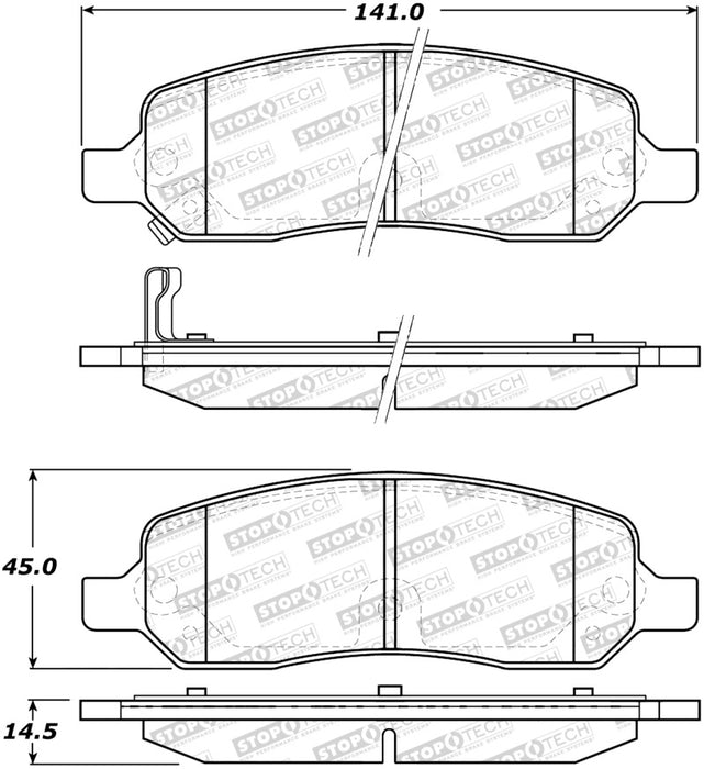 StopTech Street Brake Pads